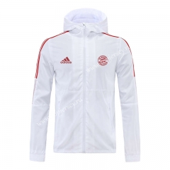 2022-2023 Bayern München White Trench Coats With Hat-LH