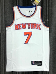 75th Anniversary New York Knicks White #7 NBA Jersey-311