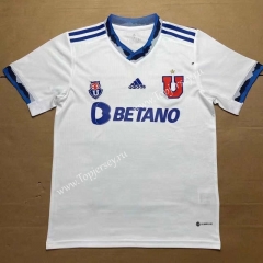 2022-2023 Universidad de Chile Away White Thailand Soccer Jersey AAA-2242