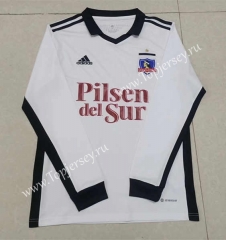 2022-2023 Colo-Colo White LS Thailand Soccer Jersey AAA-HR