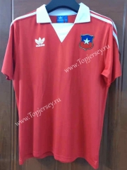 Retro Version 1982 Chile Home Red Thailand Soccer Jersey AAA-7T
