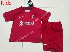 2022-2023 Liverpool Home Red Kids/Youth Soccer Uniform-507