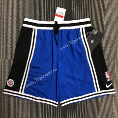 2021-2022 Los Angeles Clippers Blue&Black American NBA Training Shorts-311