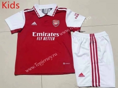 2022-2023 Arsenal Home Red Kids/Youth Soccer Uniform-507