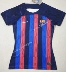 2022-2023 Barcelona Home Red&Blue Women Thailand Soccer Jersey AAA-708