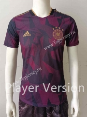 Player Version 2022-2023 Germany Dark Red Thailand Soccer Jersey AAA-807