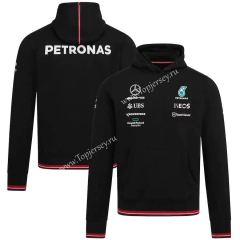 2022 Mercedes Black Formula One Racing Suit Tracksuit Top With Hat