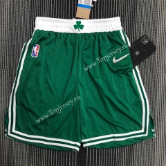 75th Anniversary Boston Celtics Green NBA Shorts-311