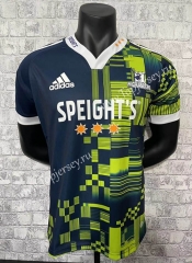 2022 Highlanders Royal Blue&Green Thailand Rugby Jersey