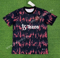 2022-2023 Manchester United Black&Red Thailand Training Jersey AAA-403