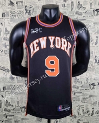 75th Anniversary New York Knicks Black #9 NBA Jersey-SN