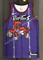 Retro Edition Toronto Raptors Purple #1 NBA Jersey-311