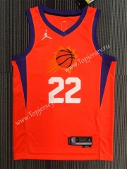 Jordan Limited Edition Phoenix Suns Orange #22 NBA Jersey-311