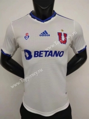 Player Version 2022-2023 Universidad de Chile Away White Thailand Soccer Jersey AAA