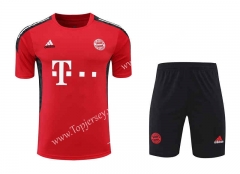 2022-2023 Bayern München Red Thailand Training Soccer Uniform-418