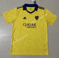 2022-2023 Boca Juniors Away Yellow Thailand Soccer Jersey AAA-818