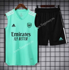 2022-2023 Arsenal Green Thailand Soccer Vest Uniform-418