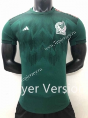 Player Version 2022-2023 Mexico Home Green Thailand Soccer Jersey AAA-888