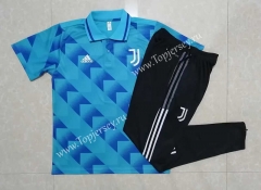 2022-2023 Juventus Laker Blue Thailand Polo Uniform-815
