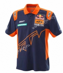 Red Bull Orange&Blue Round Collar Formula One Racing Suit