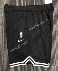 Brooklyn Nets Black American NBA Training Shorts-311