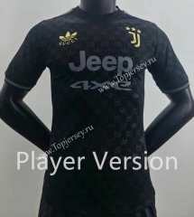 Player Version 2022-2023 Juventus FC Black Thailand Training Soccer Jersey AAA-2016