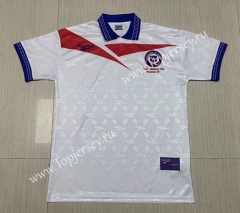 Retro Version 1998 Chile Away White Thailand Soccer Jersey AAA-512
