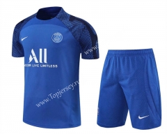 2022-2023 PSG Blue Thailand Training Soccer Uniform-4627