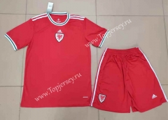 2022-2023 Wales Home Red Soccer Uniform-718