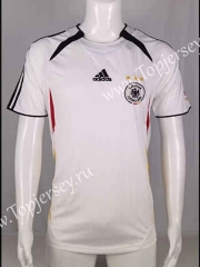 Retro Version 2006 Germany Home White Thailand Soccer Jersey AAA-503