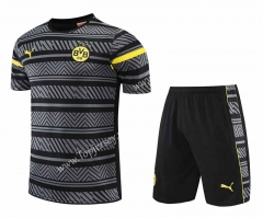 2022-2023 Borussia Dortmund GrayThailand Training Soccer Uniform-4627
