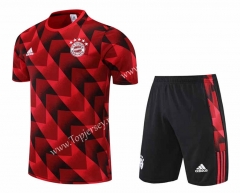 2022-2023 Bayern München Red&Black Thailand Training Soccer Uniform-4627