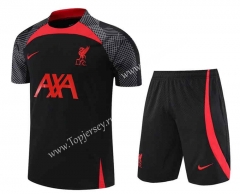 2022-2023 Liverpool Black Thailand Training Soccer Uniform-4627
