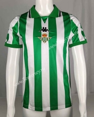 Retro Version 1993-1994 Real Betis Home White&Green Thailand Soccer Jersey-503