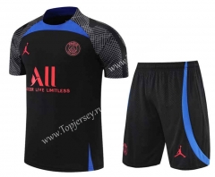2022-2023 PSG Black Thailand Training Soccer Uniform-4627