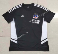 2022-2023 Colo-Colo Black Thailand Training Soccer Jersey AAA-HR