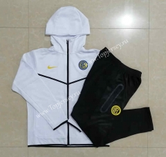 2022-2023 Inter Milan White Thailand Soccer Jacket Uniform With Hat-815