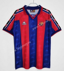 Retro Version 95-97 Barcelona Home Red&Blue Thailand Soccer Jersey AAA-C1046