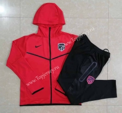 2022-2023 Atletico Madrid Red Thailand Soccer Jacket Uniform With Hat-815