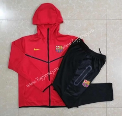 2022-2023 Barcelona Red Thailand Soccer Jacket Uniform With Hat-815