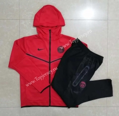 2022-2023 Nike Paris SG Red Thailand Soccer Jacket Unifrom With Hat-815