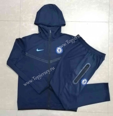 2022-2023 Chelsea Royal Blue Thailand Soccer Jacket Unifrom With Hat-815