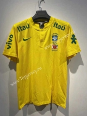 2022-2023 Brazil Yellow Thailand Training Soccer Jersey-7872