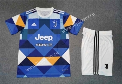 2022-2023 Juventus 3rd Away Blue Soccer Uniform-C2045