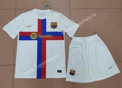 2022-2023 Barcelona Away White Soccer Uniform-718