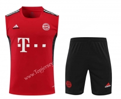 2022-2023 Bayern München Red Thailand Soccer Vest Uniform-418