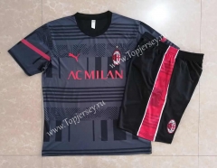 2022-2023 AC Milan Gray Thailand Short-sleeved Tracksuit-815