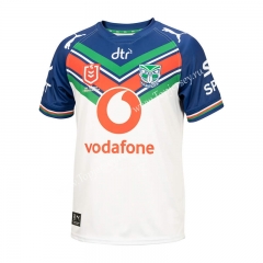 2022-2023 New Zealand Warriors Away White Thailand Rugby Jersey