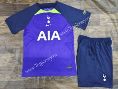 2022-2023 Tottenham Hotspur Purple Soccer Uniform-709