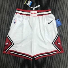Chicago Bulls White NBA Shorts-311